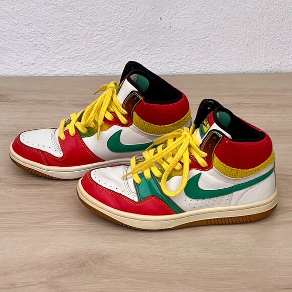 Nike Women’s Court Force High Dunk Rasta Retro Limited Edition  8.5 / RARE FIND! - Picture 2 of 16